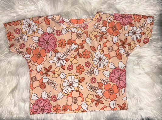 Retro-flower-t-shirt